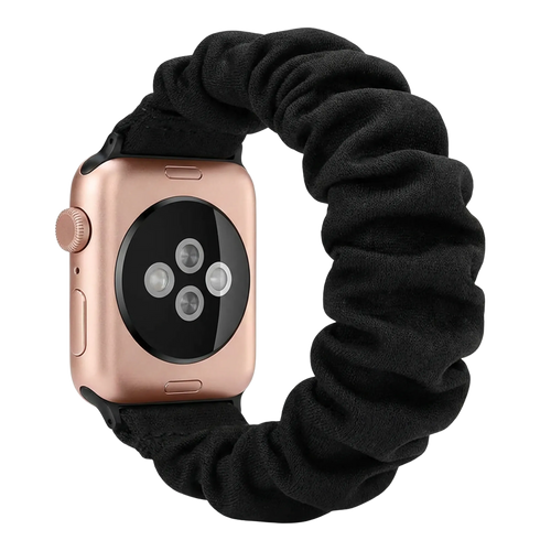 Apple Watch Scrunchie Armband (Schwarz)