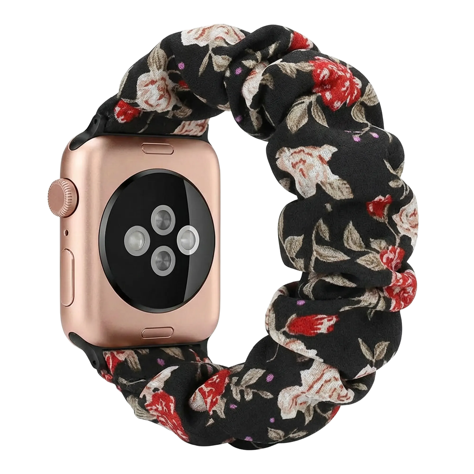 Apple Watch Scrunchie Strap (Flowers)