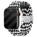 Apple Watch geflochtenes Armband (Schwarz/Weiß)
