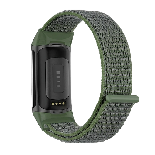 Fitbit Charge 6 Nylonarmband (Grün)