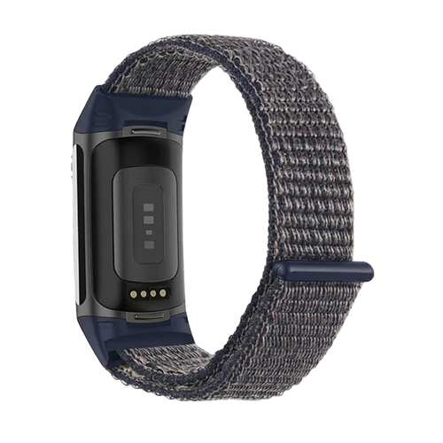 Fitbit Charge 6 Nylonarmband (Blau)