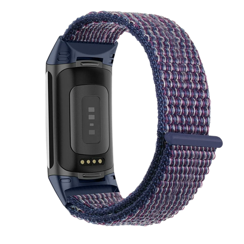 Fitbit Charge 5 Nylon Strap (Indigo Blue)