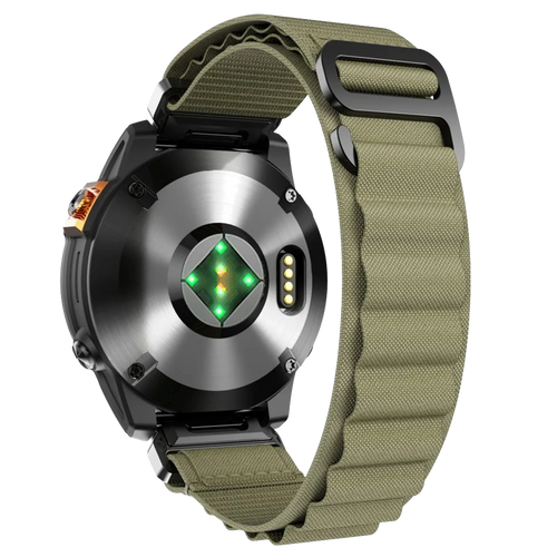 Garmin Forerunner 970 Alpine Armband (Olivgrün)