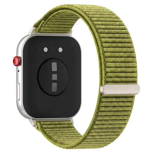 Huawei Watch Fit 4 Nylon Wave Armband (Grün)