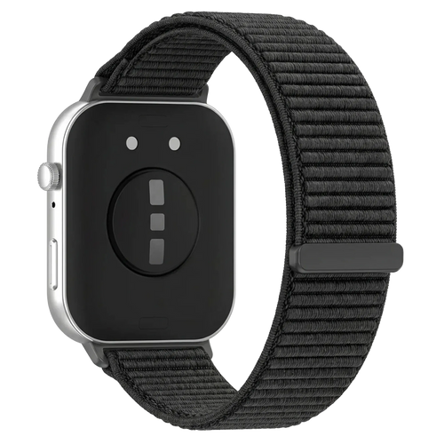 Huawei Watch Fit 4 Nylon Wave Armband (Schwarz)