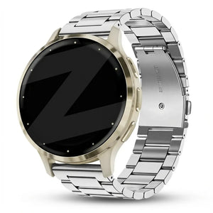 Bandz Garmin Venu 3s Stahlarmband 'Classic' (Silber)