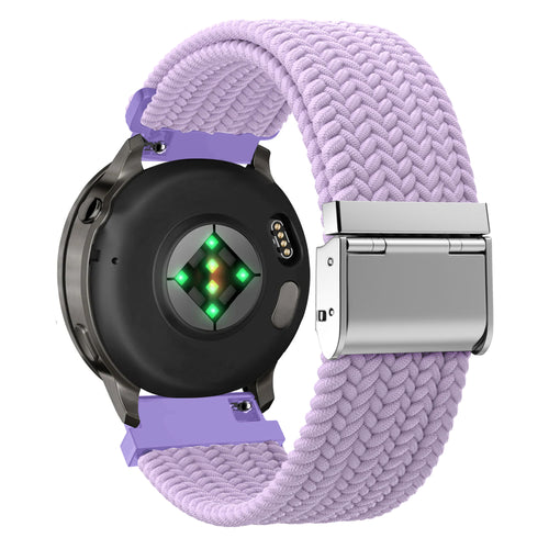 Bandz Garmin Forerunner 70 Gewebtes Nylonarmband (Hell Lila)