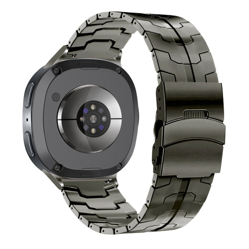 Bandz Samsung Galaxy Watch 8 Classic Stahlarmband 'Iron' (Graphit)