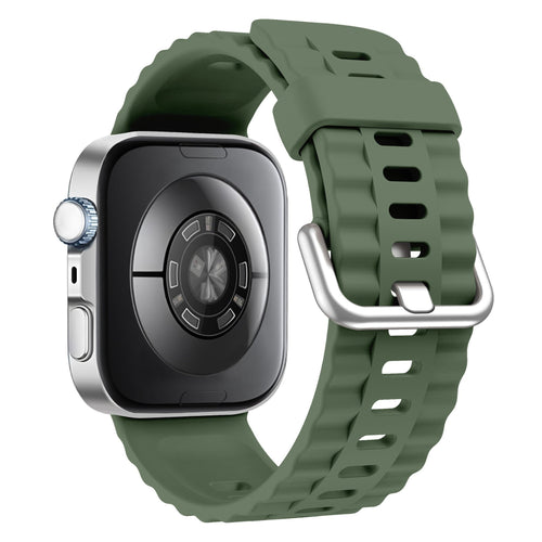 Huawei Watch Fit 4 Klassisches Silikonarmband (Dunkel Grün)