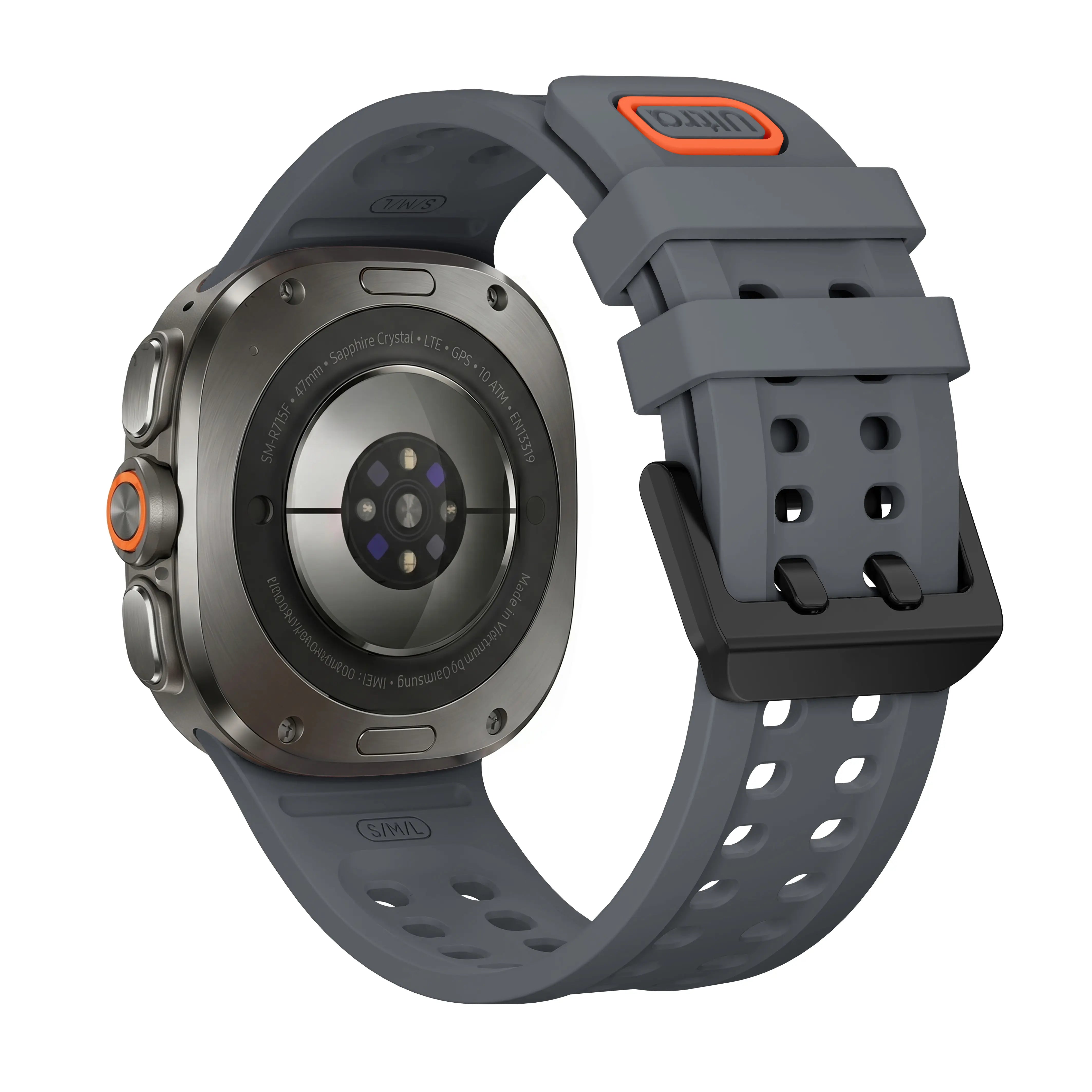 Samsung Galaxy Watch Ultra Silikonarmband (Dunkelgrau)