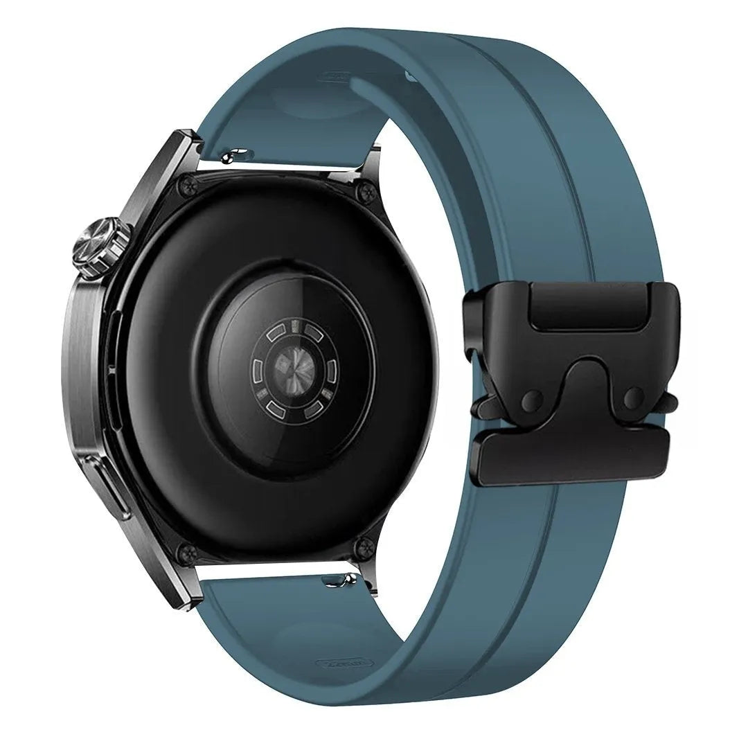 Suunto Race 2 Silikonarmband mit P-Schnalle (GrauBlau)