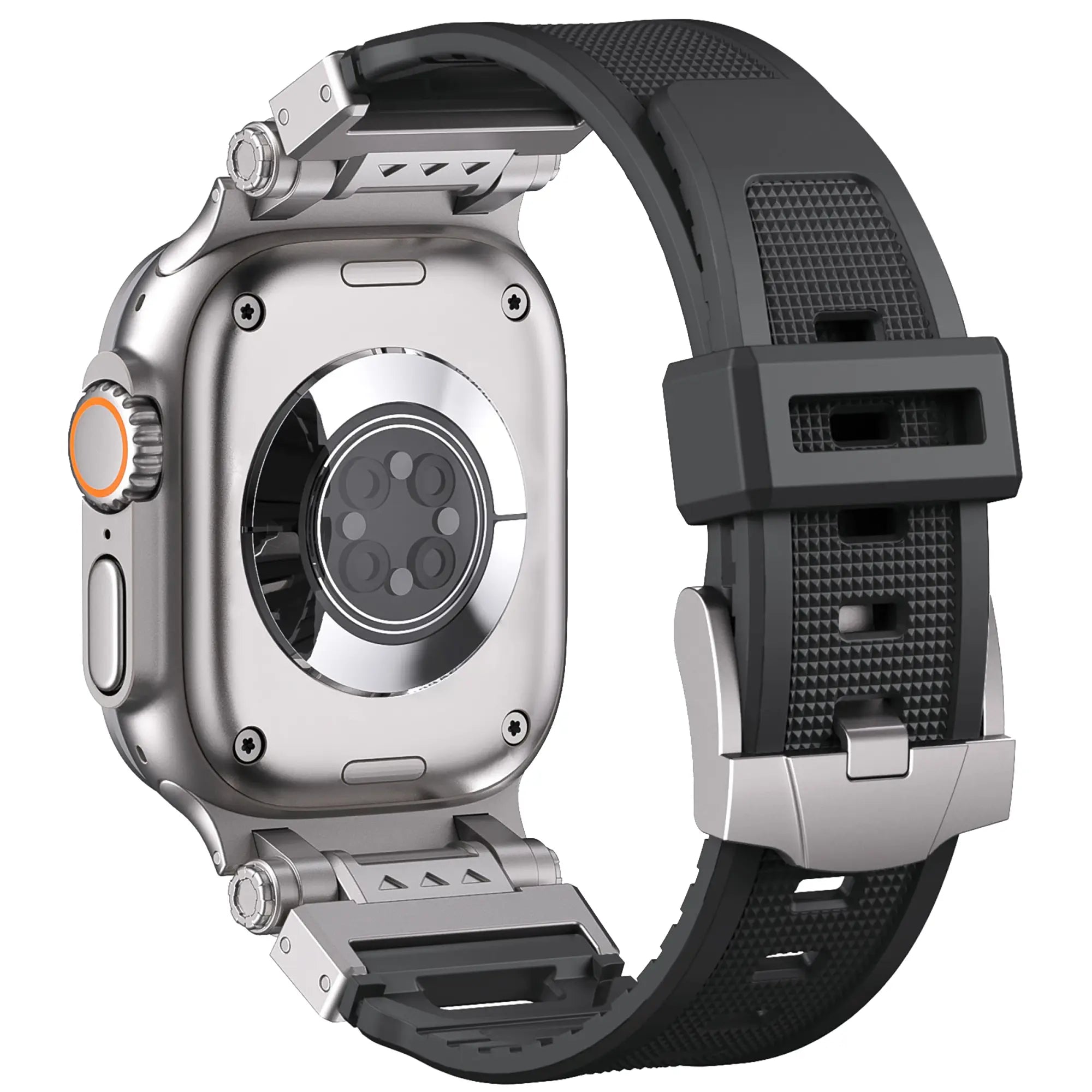 Bandz Apple Watch TPU Armor Armband (Schwarz)