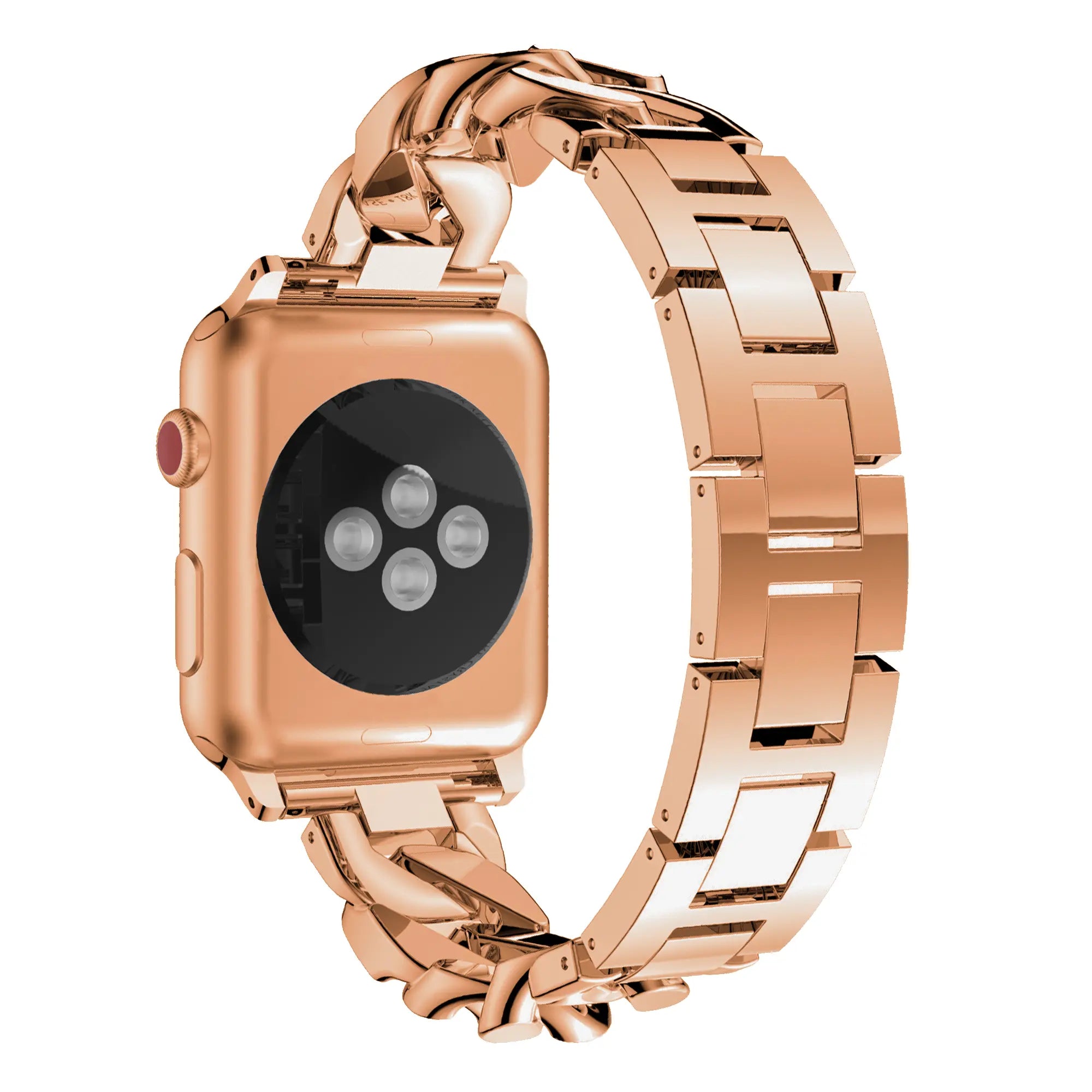 Bandz Apple Watch Chain Diamond Armband (Roségold)