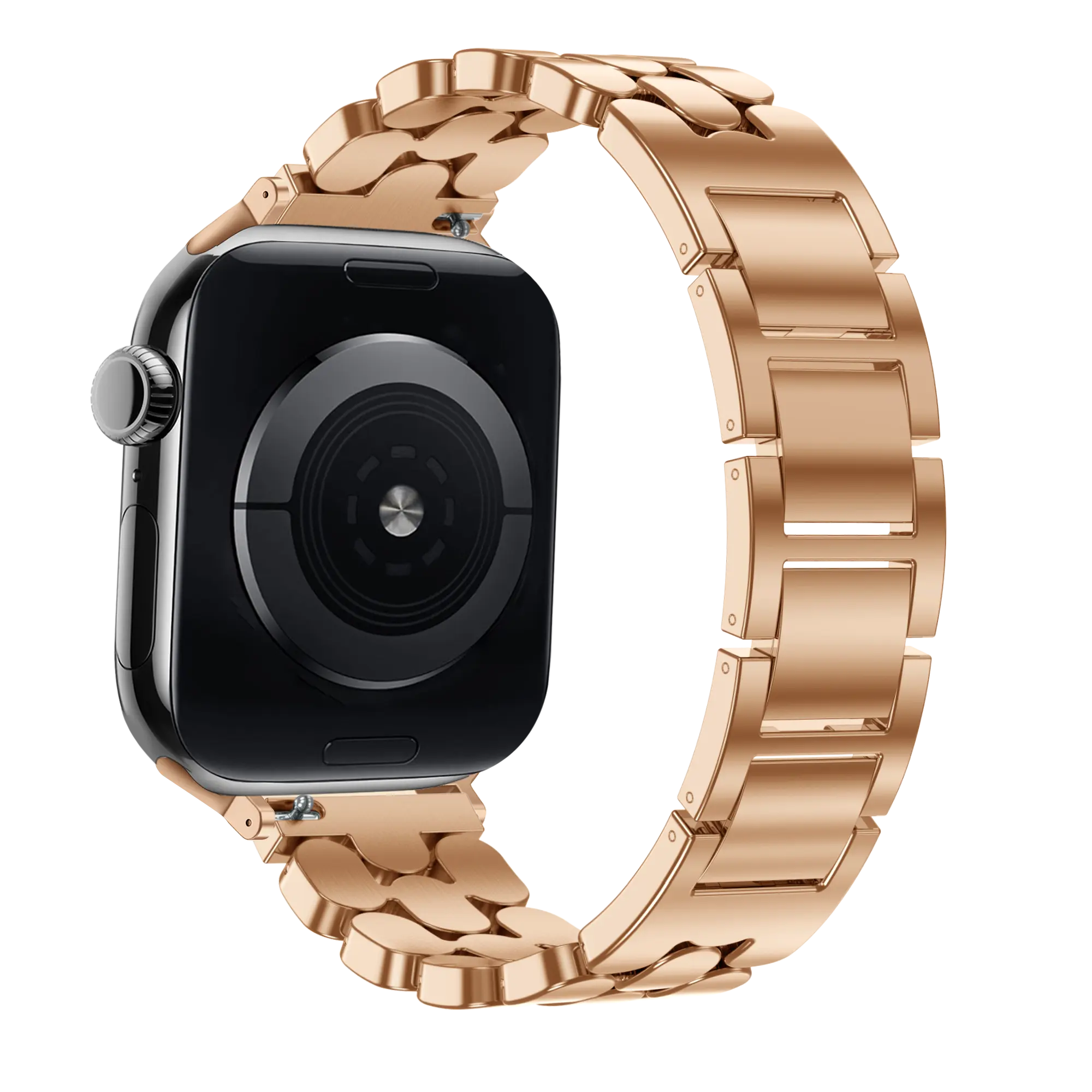 Bandz Apple Watch Stahlarmband 'Oval' (Roségold)