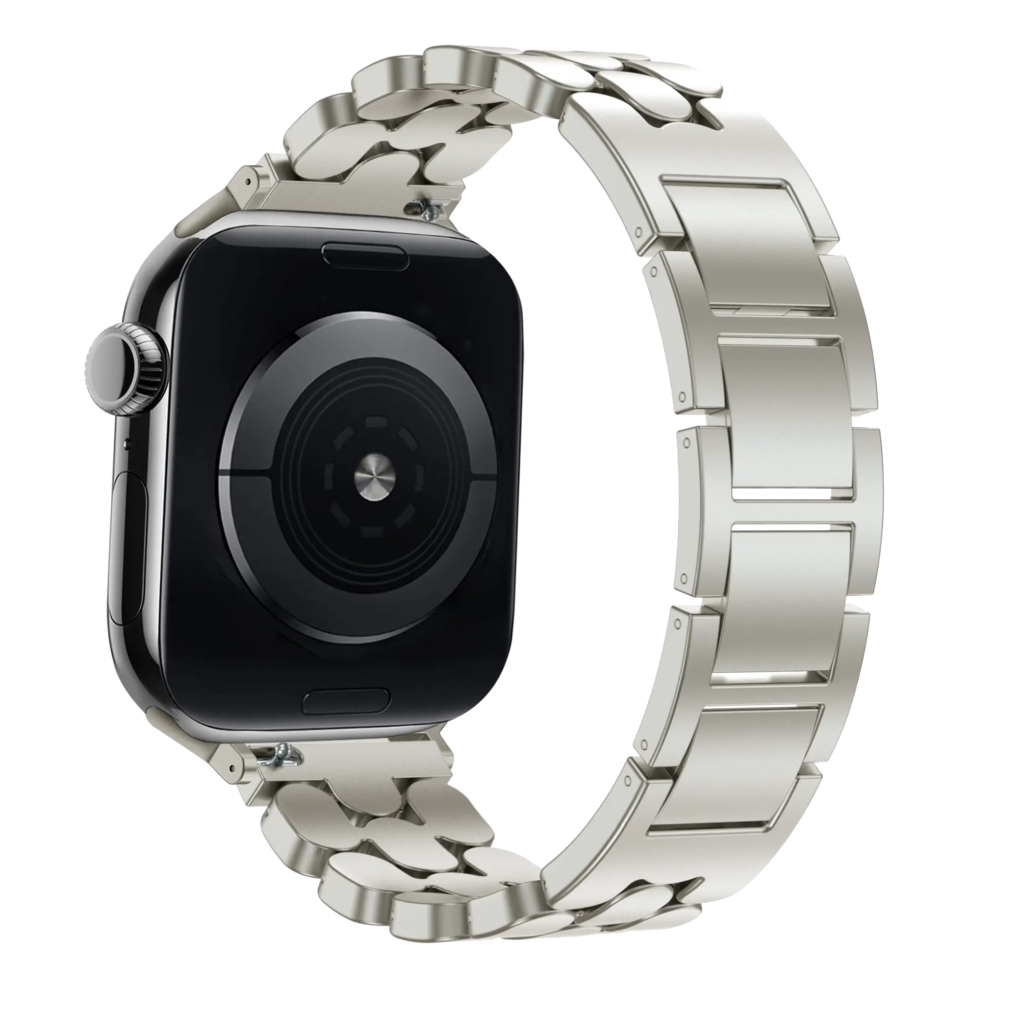 Bandz Apple Watch Stahlarmband 'Oval' (Polarstern)