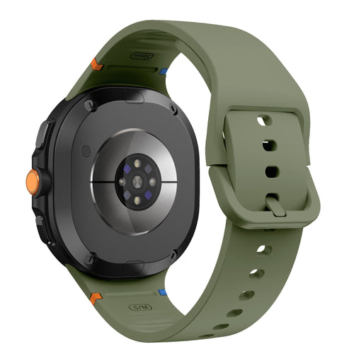 Samsung Galaxy Watch 8 - 40 mm Silikonarmband (Armeegrün)