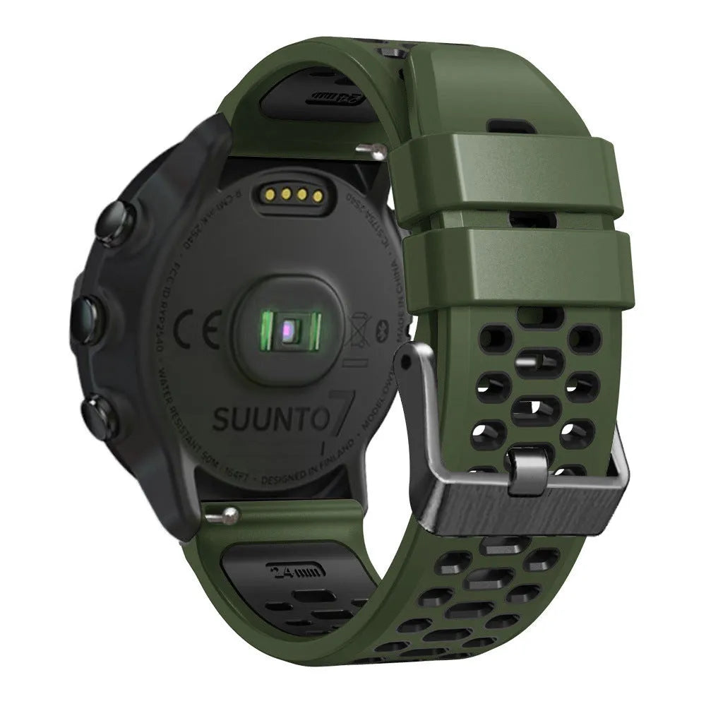 Coros Nomad Schnalle Sportarmband (Grün/Schwarz)