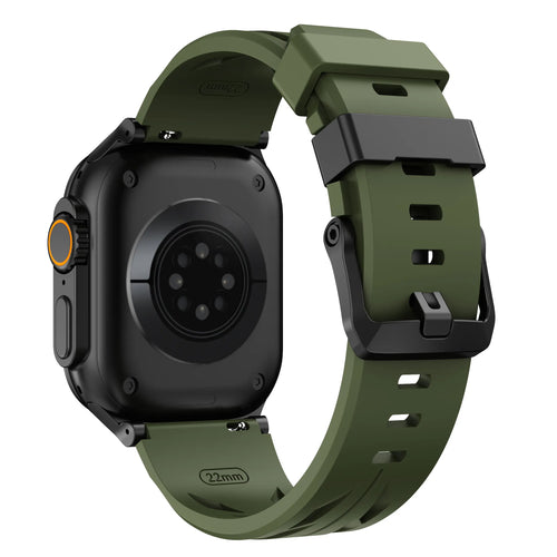 Apple Watch Race Silikonarmband (Armeegrün)