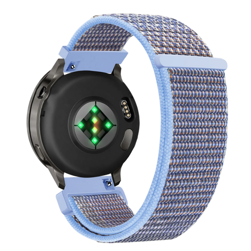 Bandz Garmin Approach J1 Nylon Loop Armband (Azurblau)