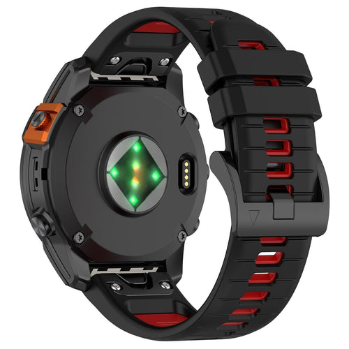 Garmin Forerunner 970 Sport Strap with Buckle (Black/Red)