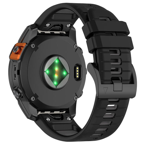 Garmin Quatix 8 - 47mm Sportarmband mit Schnalle (Schwarz/Grau)
