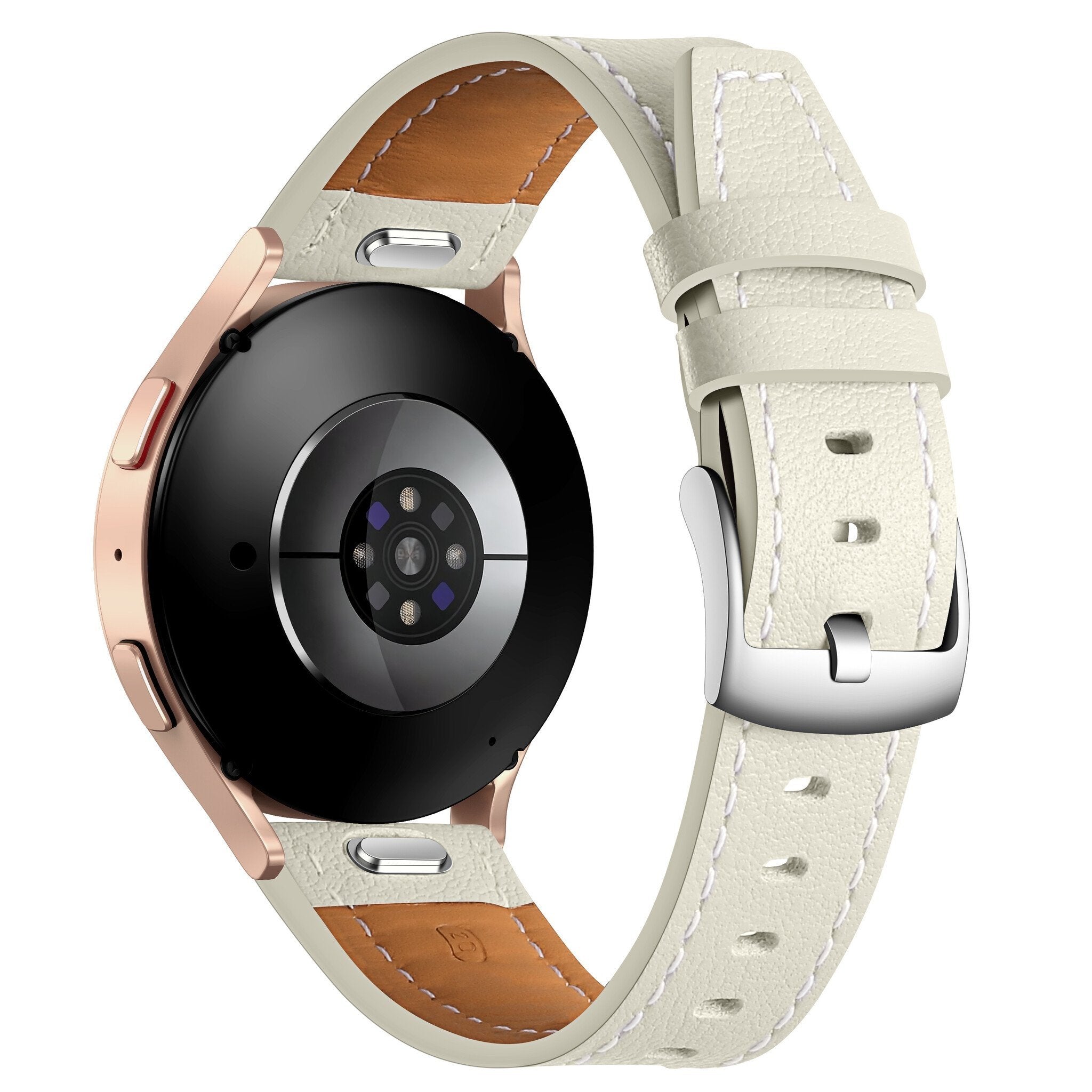 Amazfit Active 'One Push' Lederarmband (Beige)