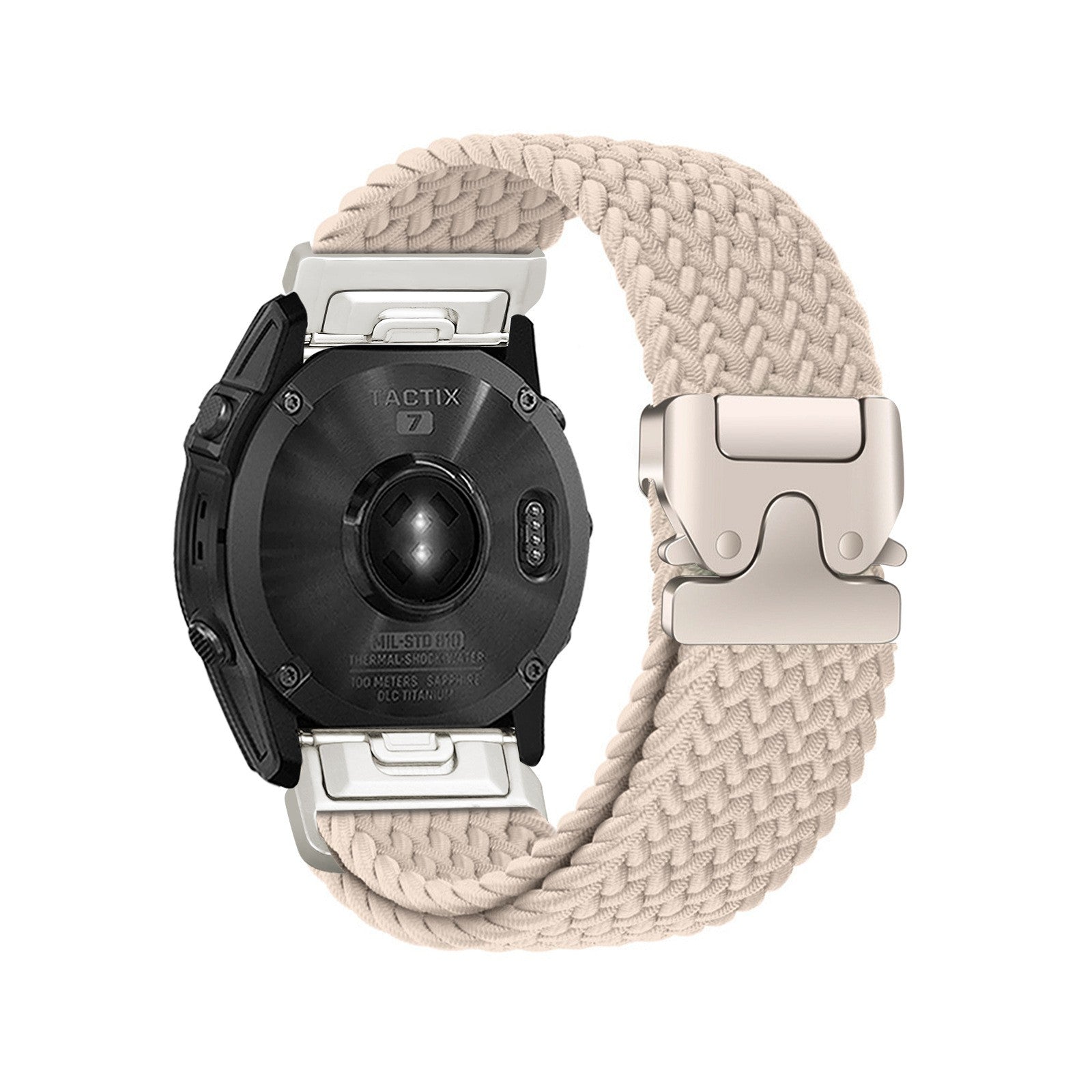 Garmin Descent MK2S Braided Strap P-Buckle (Beige)