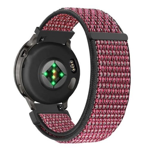 Bandz Garmin Venu 3s Nylon Loop Strap (Crimson Berry)