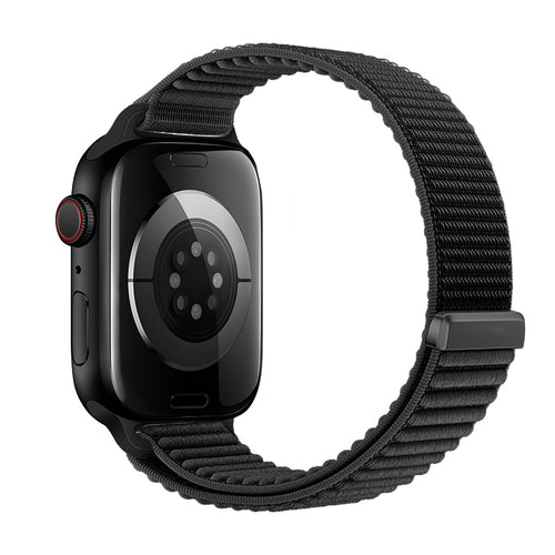 Apple Watch Ultra Wave Nylonarmband (Schwarz)