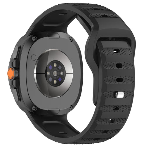 Samsung Galaxy Watch 8 Classic Outdoor Silikonarmband (Schwarz)