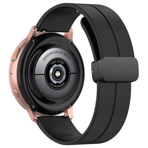 ICE Smart TKS Rectangular 1.41 Silikonarmband D-Schnalle (Schwarz)