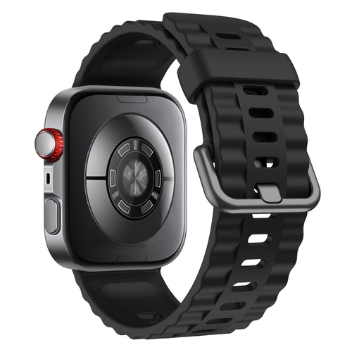 Huawei Watch Fit 4 Pro Klassisches Silikonarmband (Schwarz)