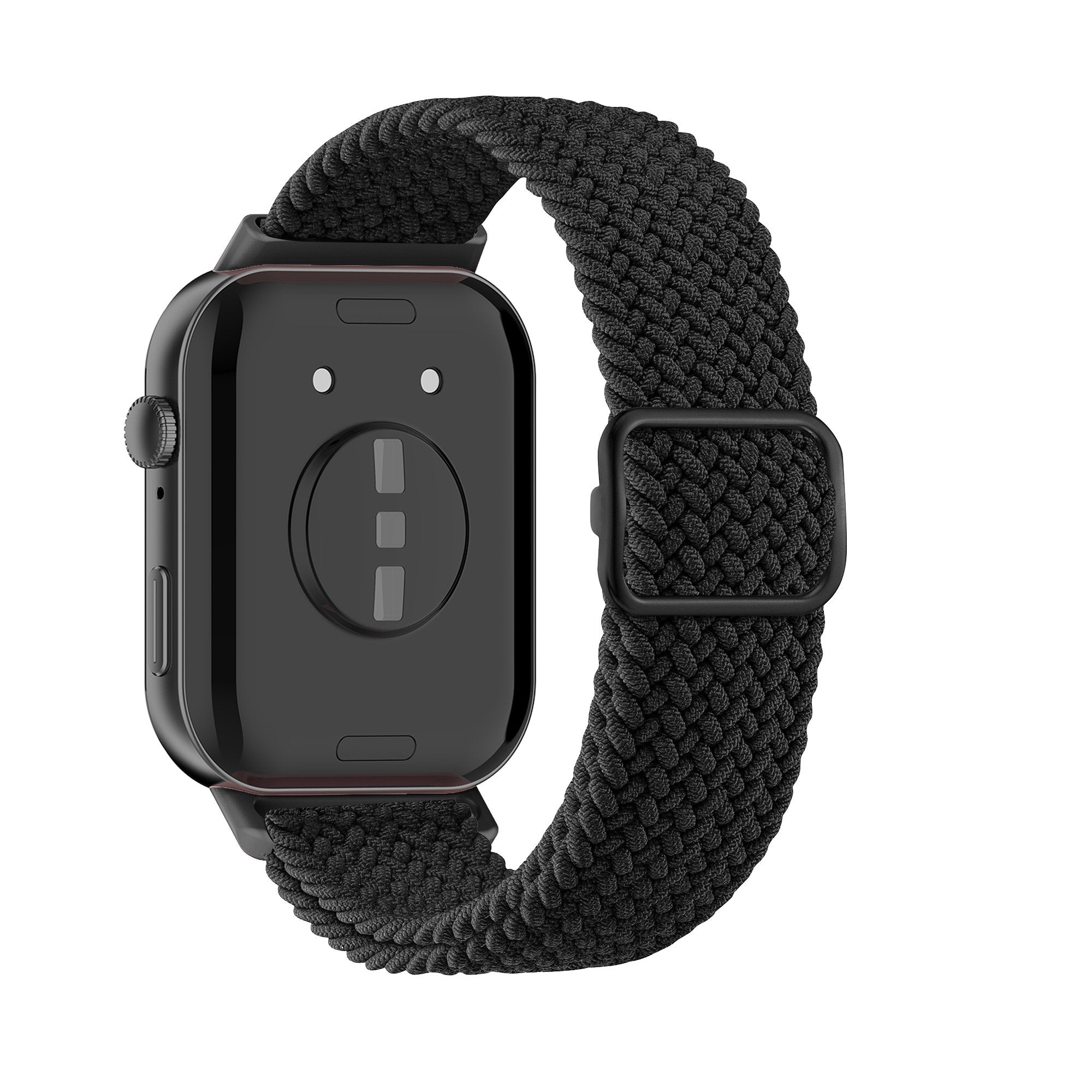 Huawei Watch Fit 3 Verstellbar-Geflochtenes Armband (Schwarz)