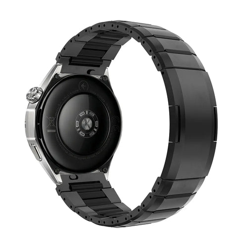 Suunto 9 Peak Pro 'One Push' Stahl-Hybridarmband (Schwarz)