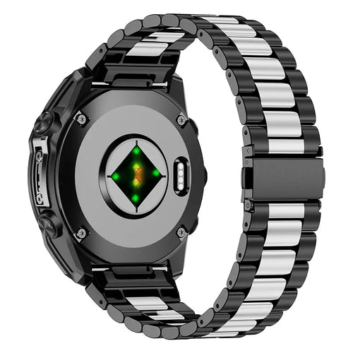 Garmin Quatix 8 Pro - 47mm Premium Steel Strap (Black/Silver)
