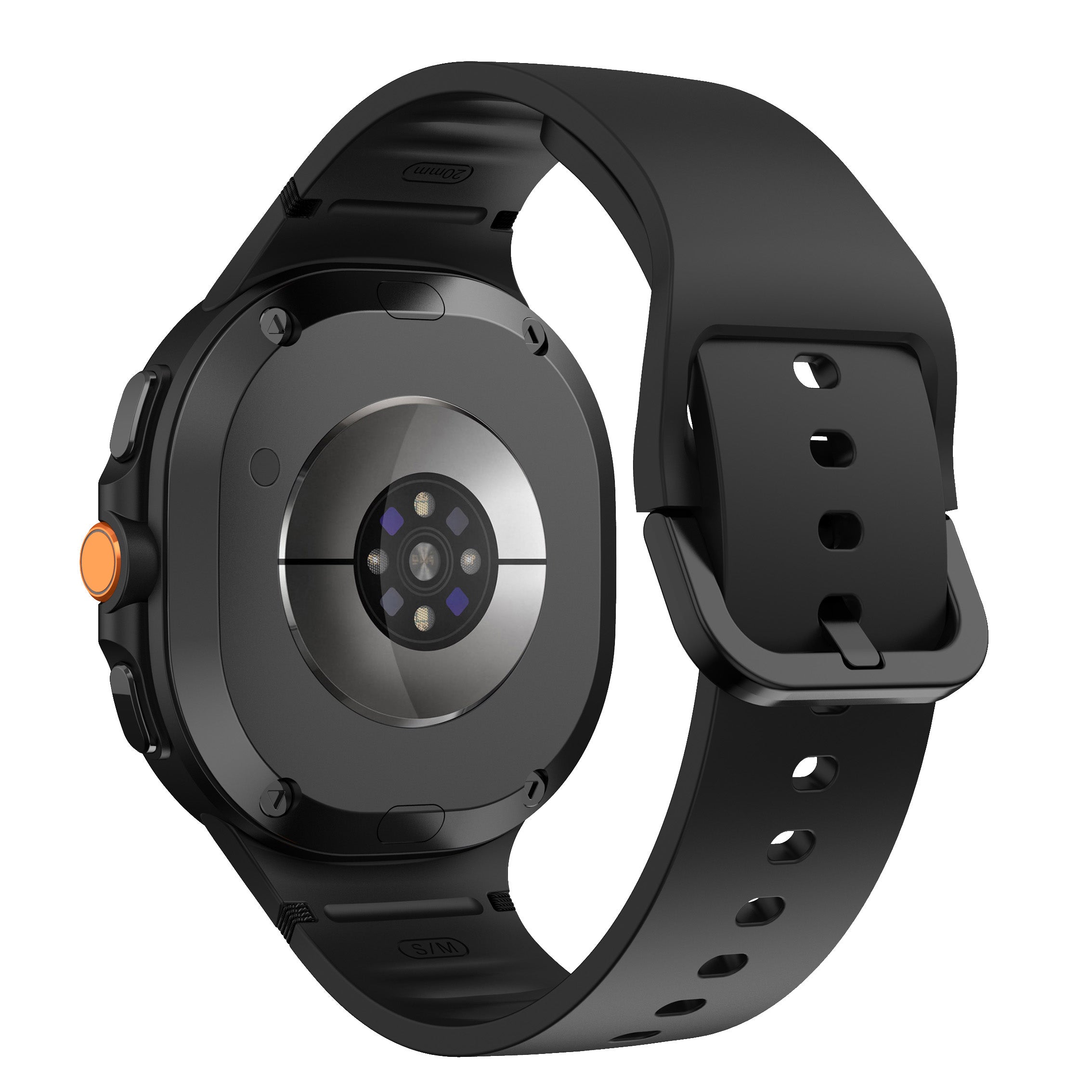 Samsung Galaxy Watch 8 Classic Silikonarmband (Schwarz)
