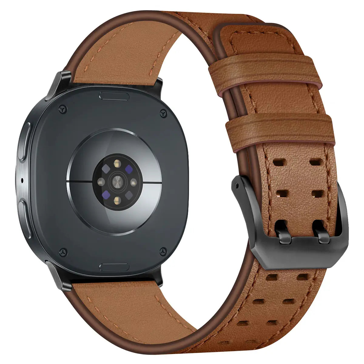 Samsung Galaxy Watch 8 - 44mm Double Pin Leather Strap (Brown)
