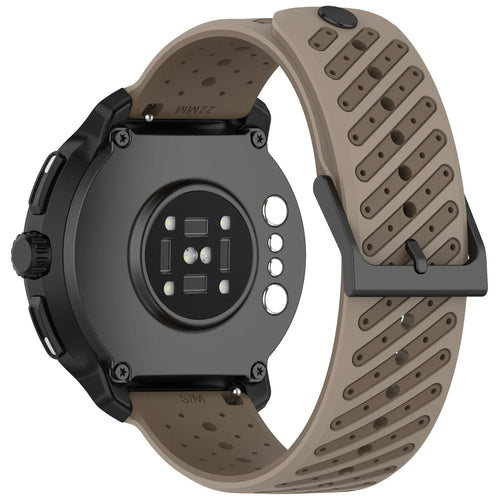 ICE Fit RT 3.0 - 40mm Striped Silicone Strap (Brown)