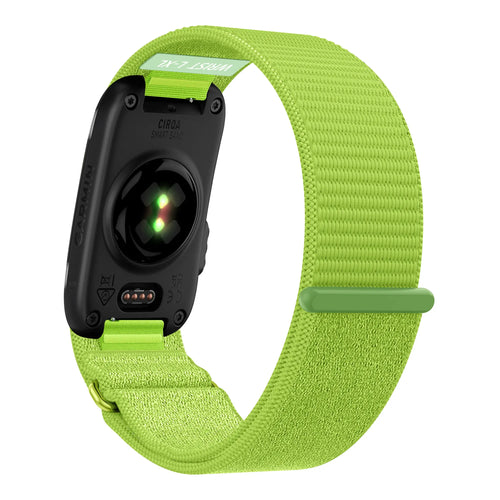 Bandz Garmin Cirqa Nylon Strap 'Classic' (Lime)