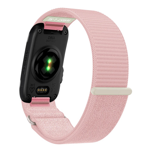 Bandz Garmin Cirqa Nylonarmband 'Classic' (Hellrosa)