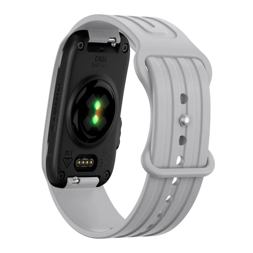 Bandz Garmin Cirqa Silicone Strap 'Classic' (Grey)