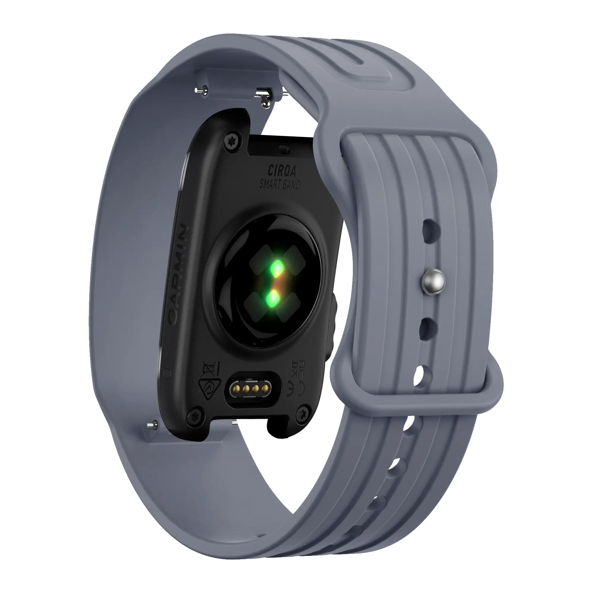 Bandz Garmin Cirqa Silicone Strap 'Classic' (Grey-Blue)