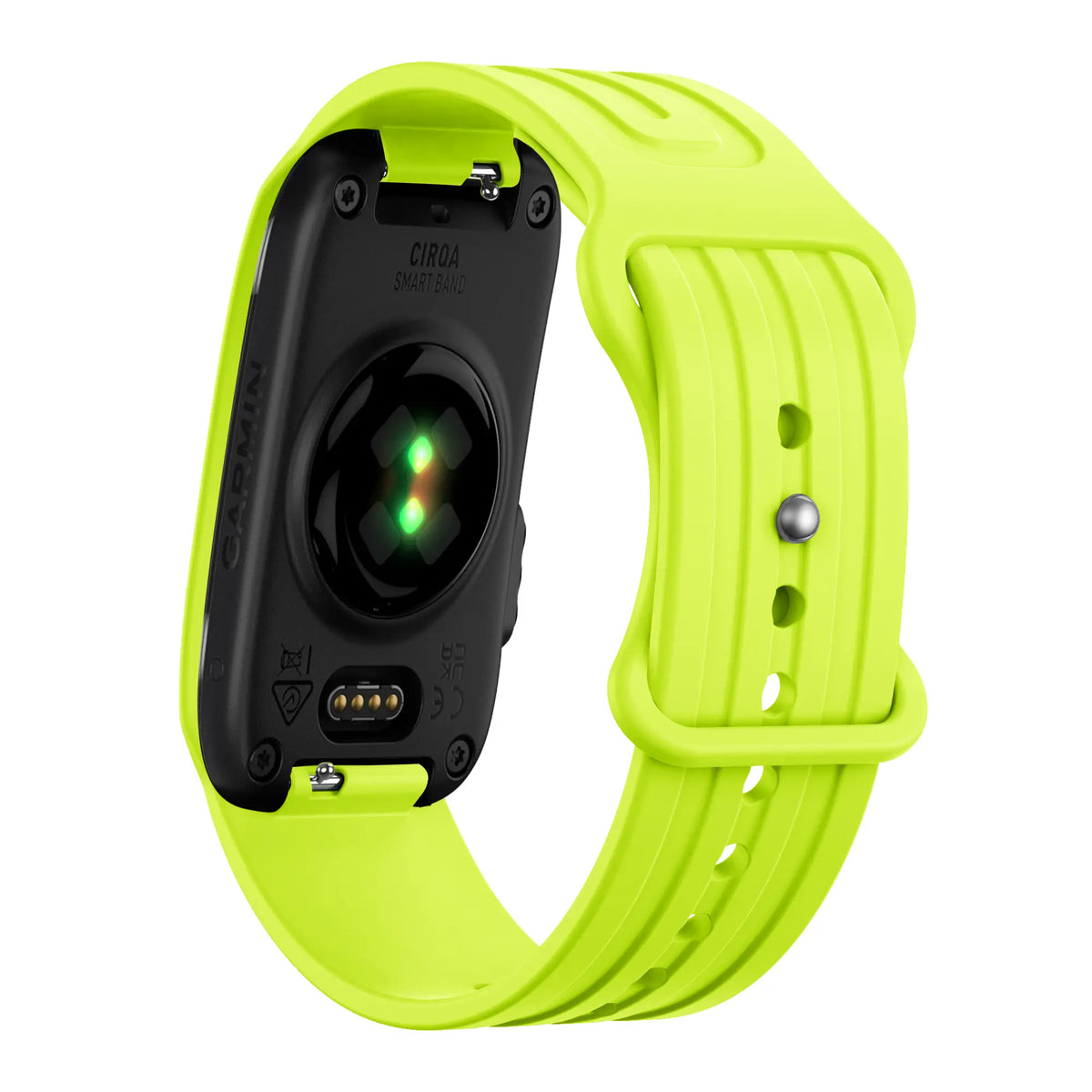 Bandz Garmin Cirqa Silicone Strap 'Classic' (Lime)