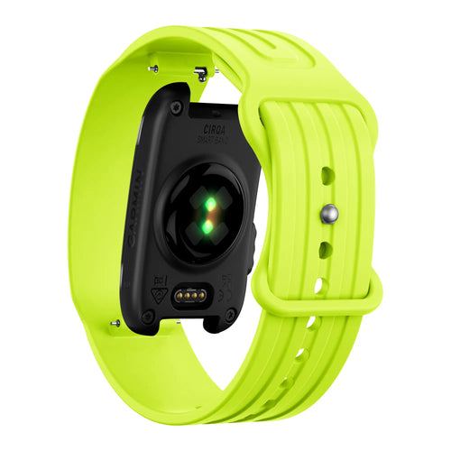 Bandz Garmin Cirqa Silicone Strap 'Classic' (Lime)