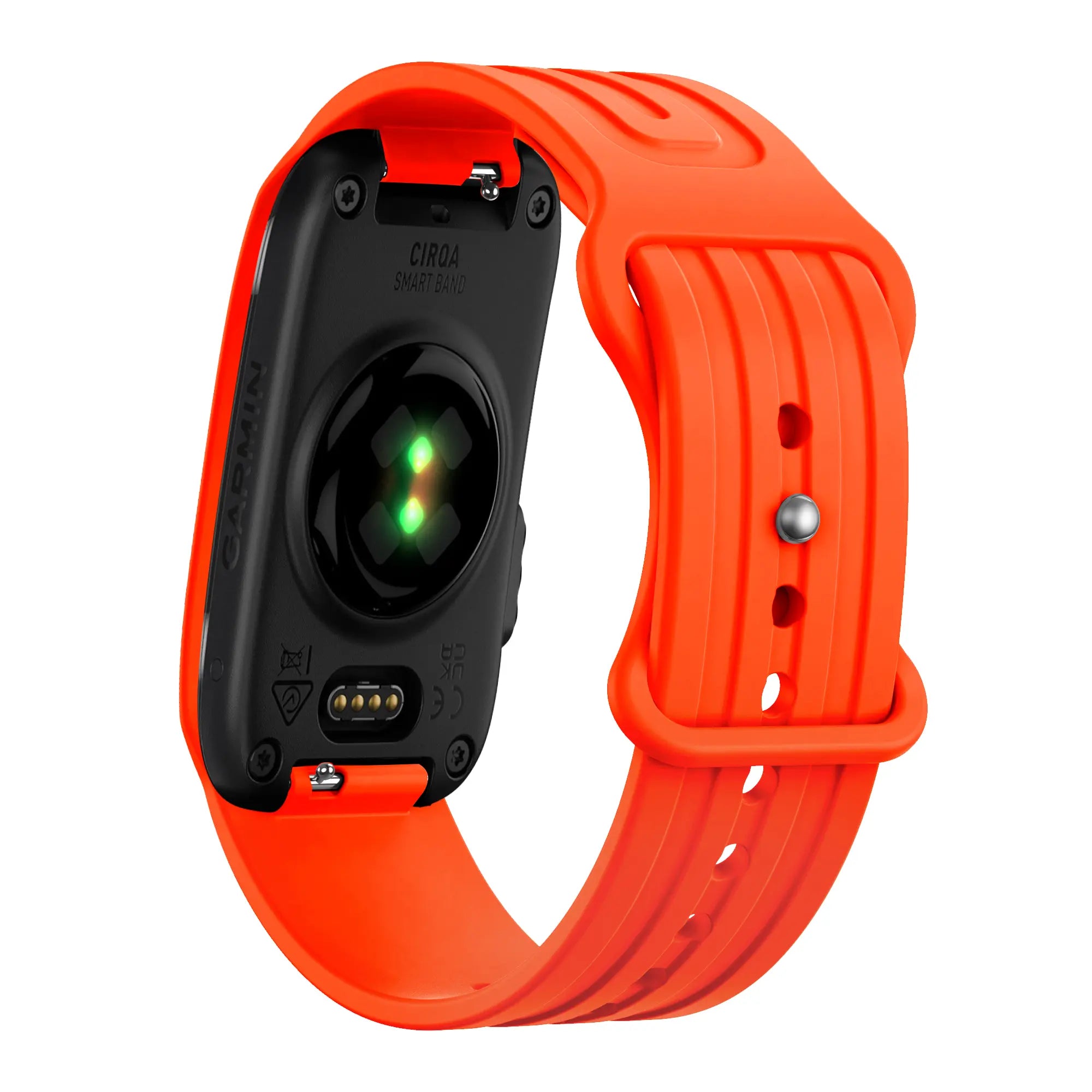 Bandz Garmin Cirqa Silicone Strap 'Classic' (Orange)