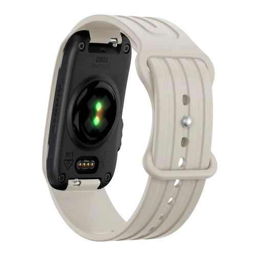 Bandz Garmin Cirqa Silicone Strap 'Classic' (Starlight)