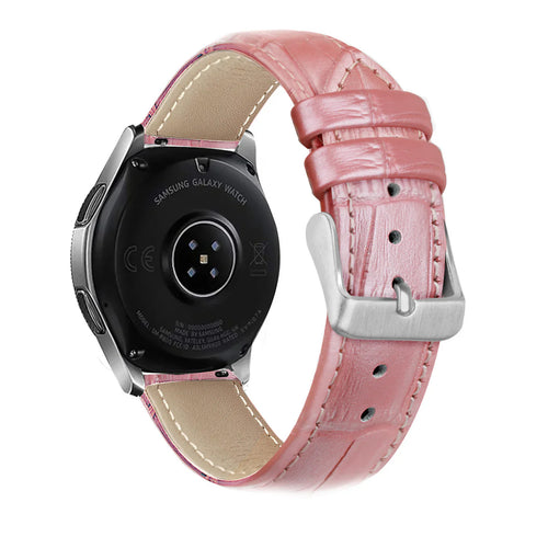 Amazfit GTR Mini Gebürstetes Lederarmband Krokodil (Rosa)