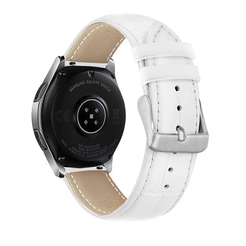 Coros Apex 42mm Gebürstetes Lederarmband Krokodil (Weiß)