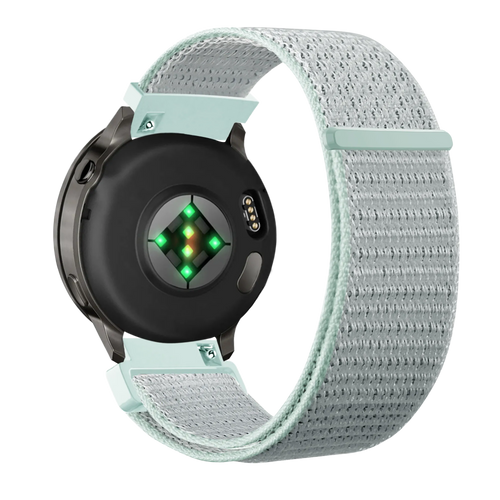 Bandz Garmin Vivoactive 5 Nylon Loop Armband (Hell Cyan)