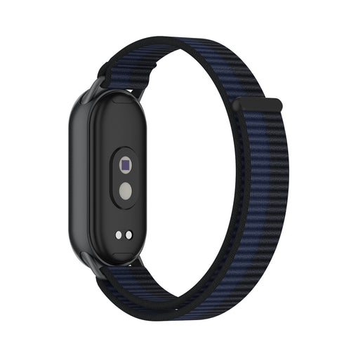 Xiaomi Smart Band 8 Modern Nylonarmband (Dunkelblau)